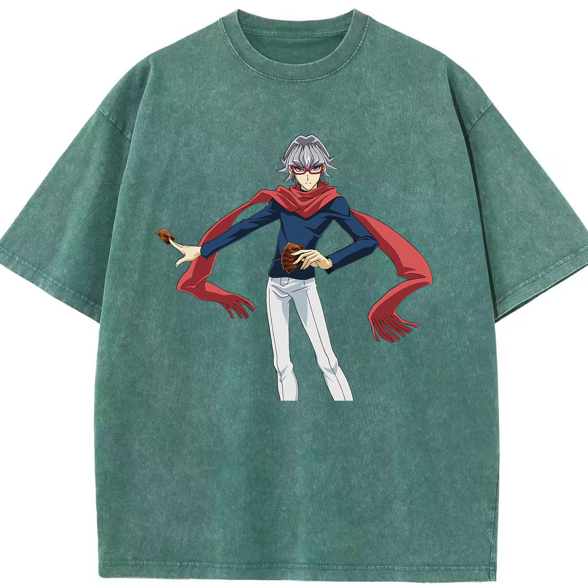 （画像用） 遊☆戯☆王 Yu-Gi-Oh! 綿100% ヴィンテージ風 半袖Tシャツ（フロントプリント）